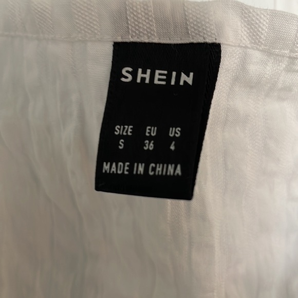 SHEIN Size Small ADORABLE white Dress Good used condition just Bleached ‼️ - Picture 3 of 3